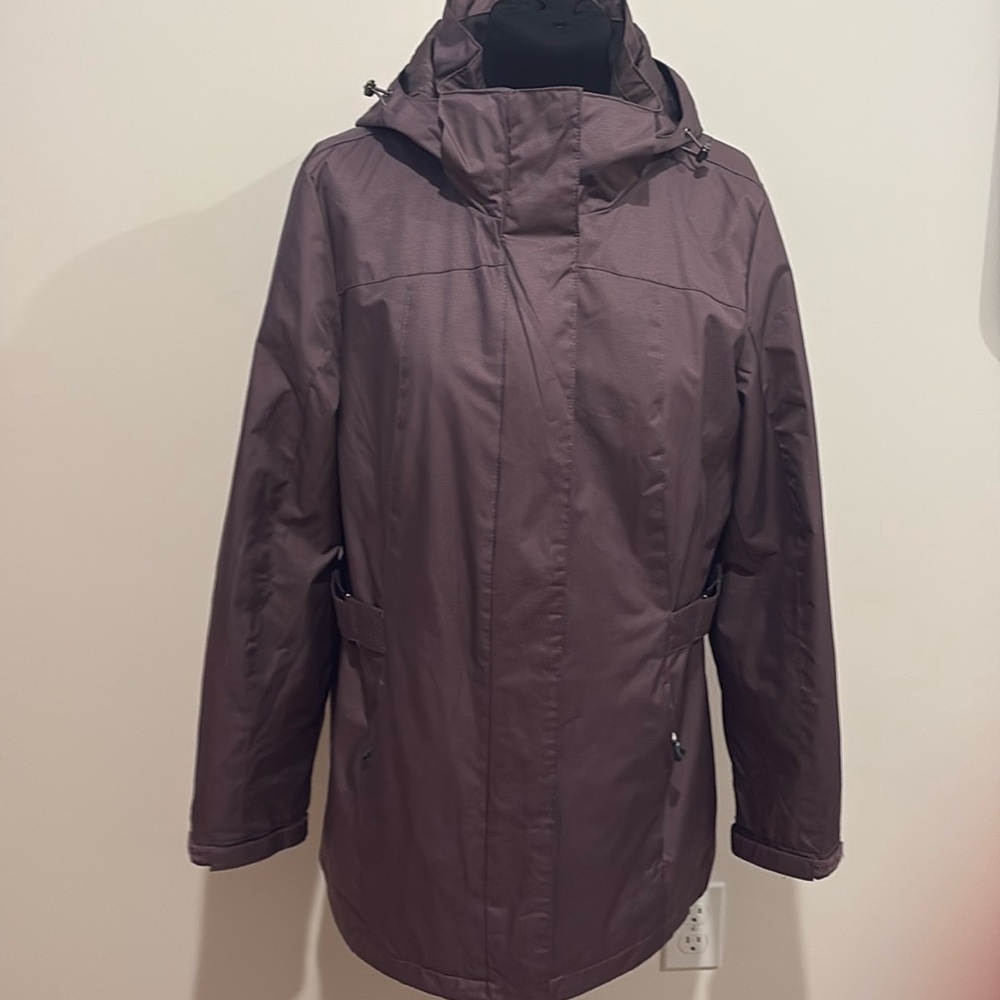 Gerry Ladies 3-in-1 Jacket Purple/White, Medium